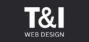 t&i web design logo modern wordmark